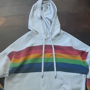 Rainbow Cropped Sweatshirt